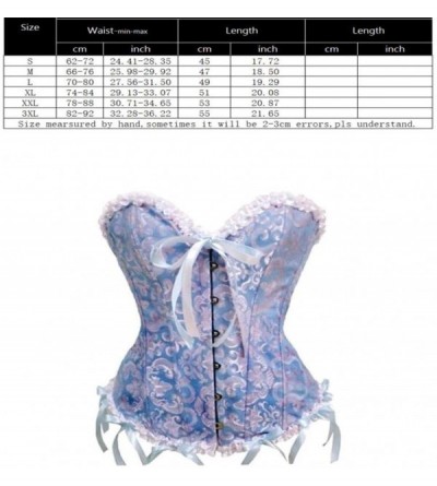 Bustiers & Corsets Bustier Corset Women Sexy Firm Tightening Slimming Gothic Steampunk Overbust Waist Trainer Plus Size Woman...